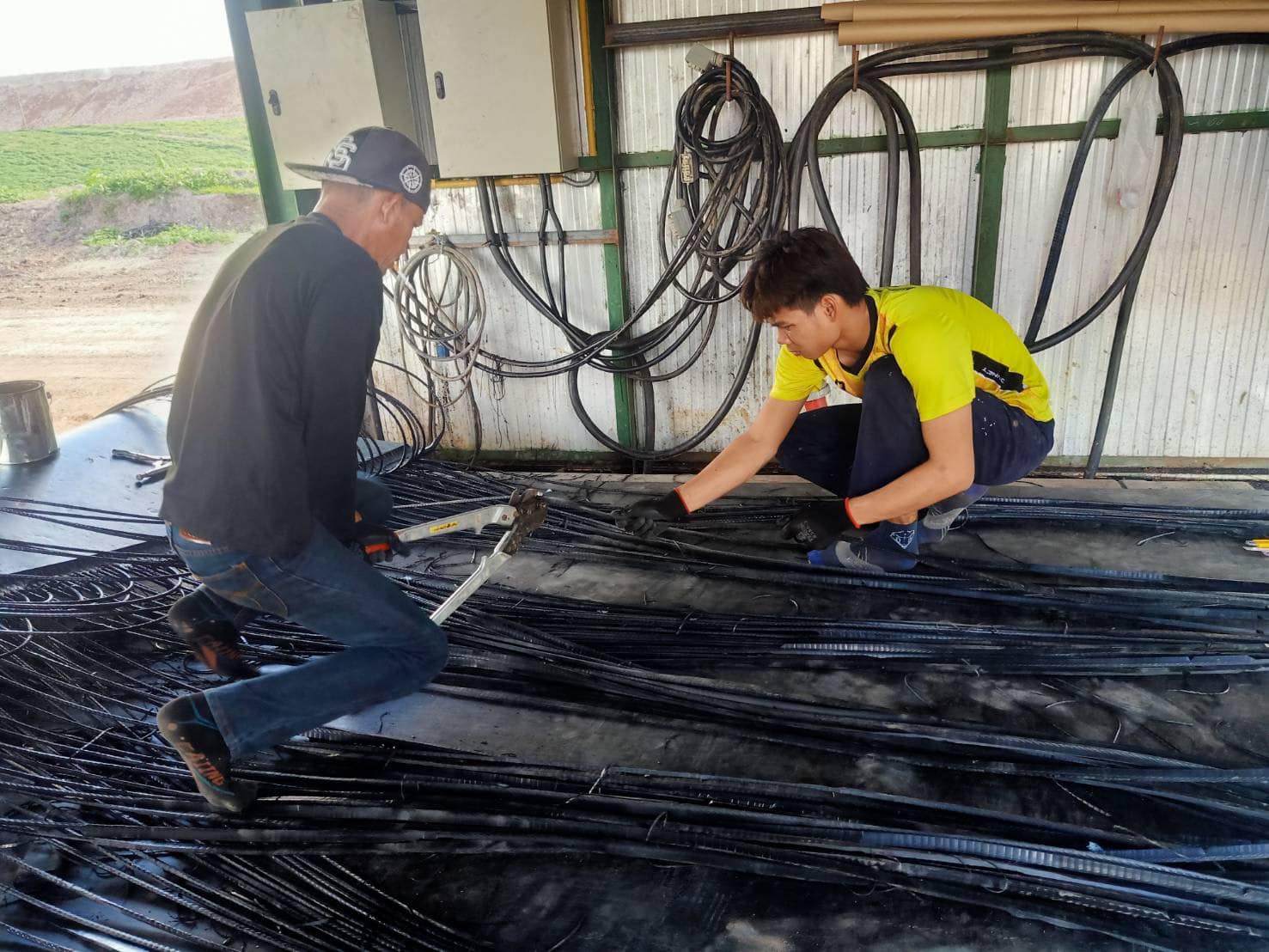 Conveyor After Sale Team Jointing At Customer Site In Thailand
